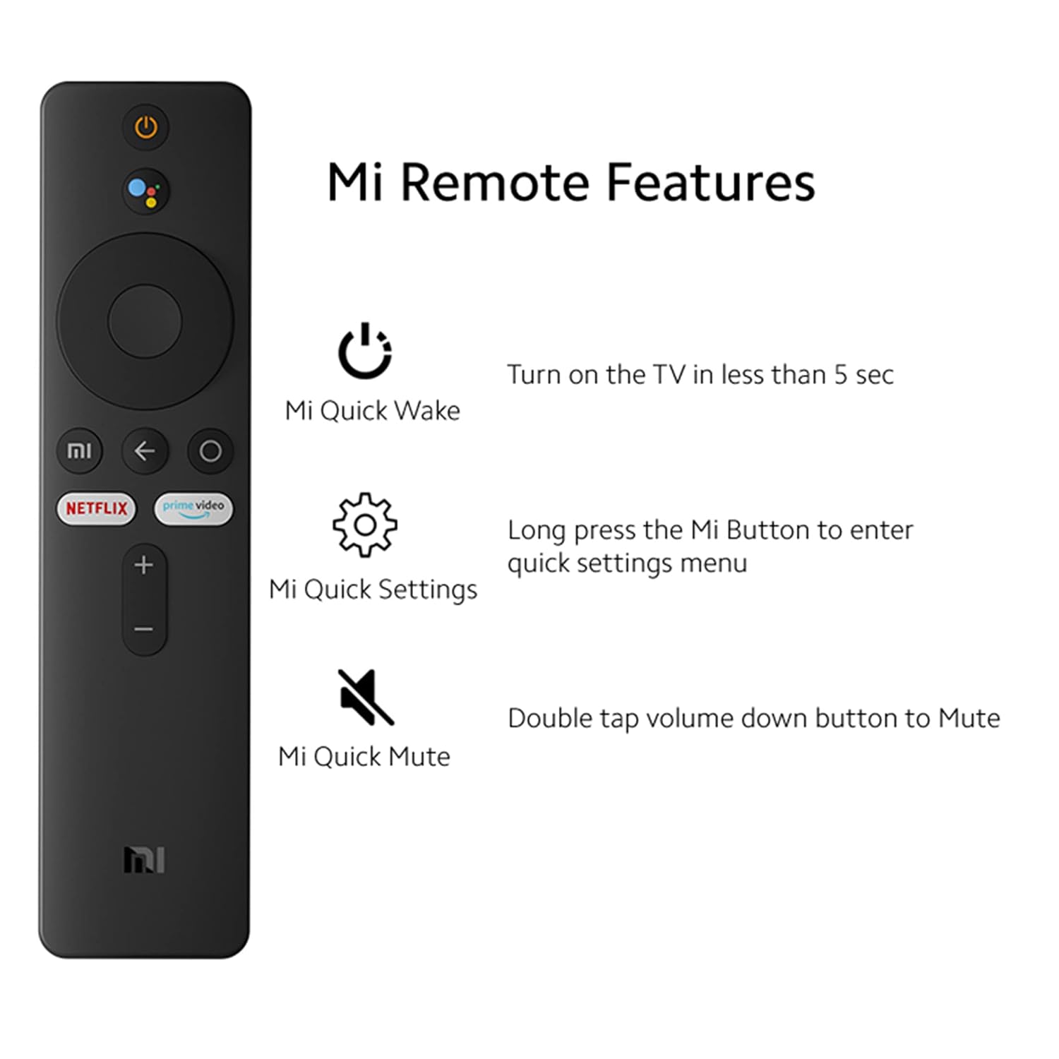 Ml MI BLUETOOTH VOICE REMOTE BLACK Accessories Price in Nepal