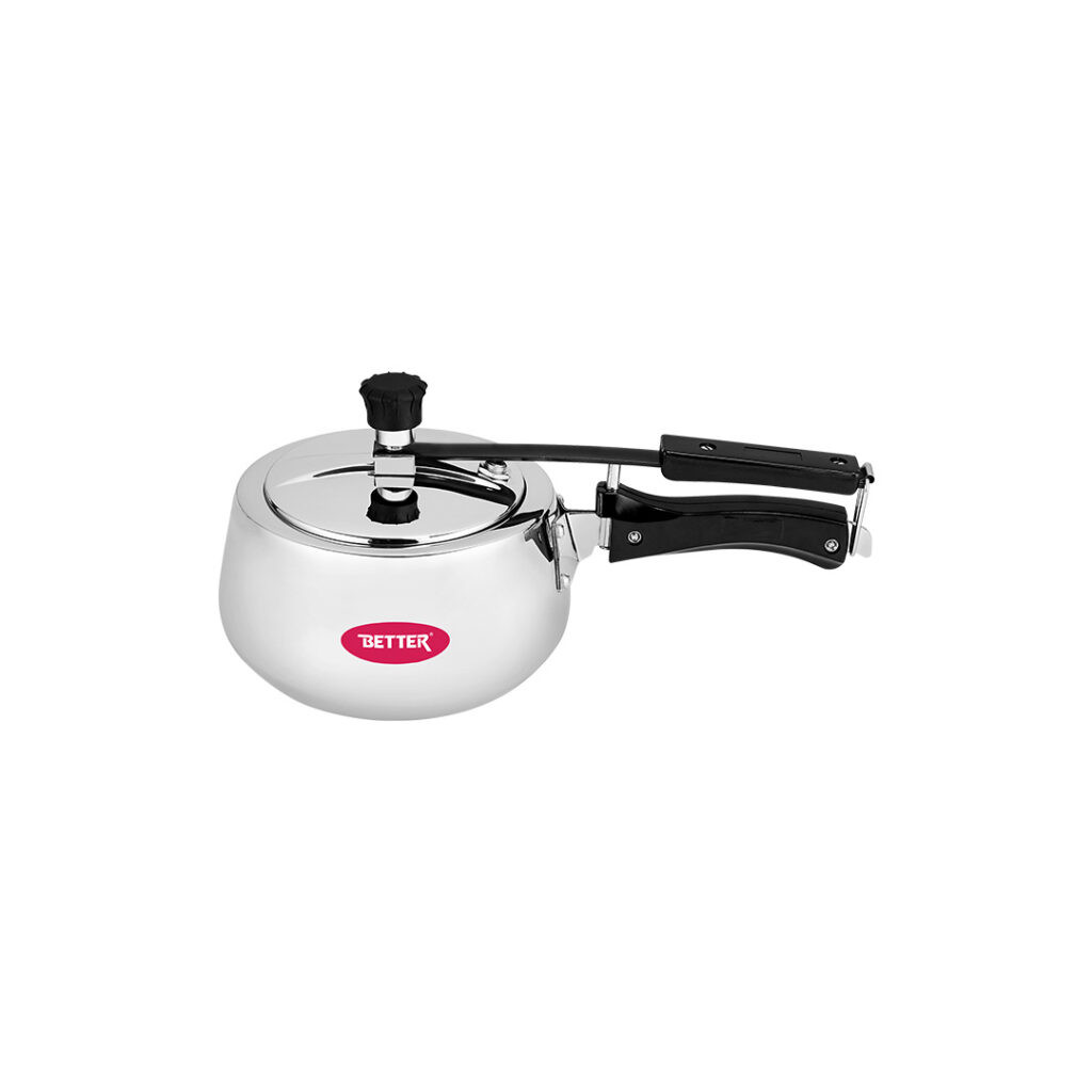 Better STEELUX TRIPLY PRESSURE COOKER 2LTR TRIPL Y PRESSURE COOKER Price in Nepal