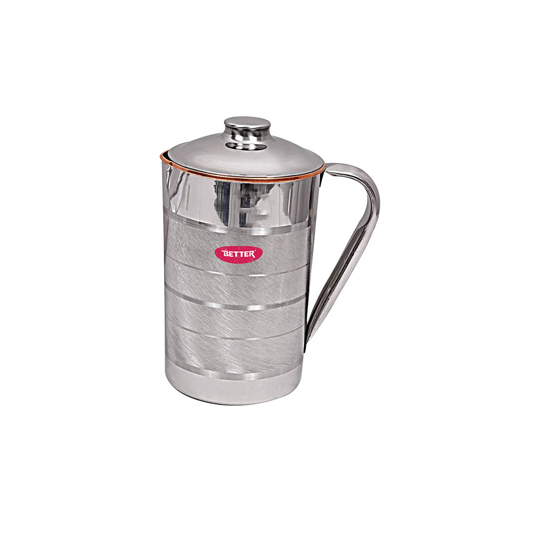 Better AARON STEEL JUG 6NO. 6 NO. COPPE R , BRASS & STEEL WARE Price in Nepal