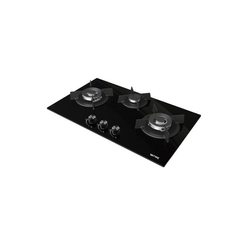 Better EUROPA TOUGHTEN 3 TEMPERRED GLASS 3 BURNER BUILT IN HOB GAS STOVE Price in Nepal