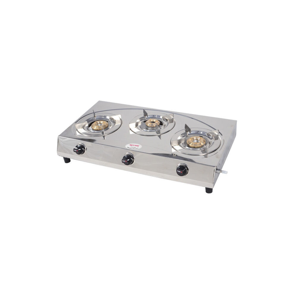 Better T-REX - 3 DIGITAL JOINTLESS BODY+AUTO INDIAN LPG GAS STOVE Price in Nepal