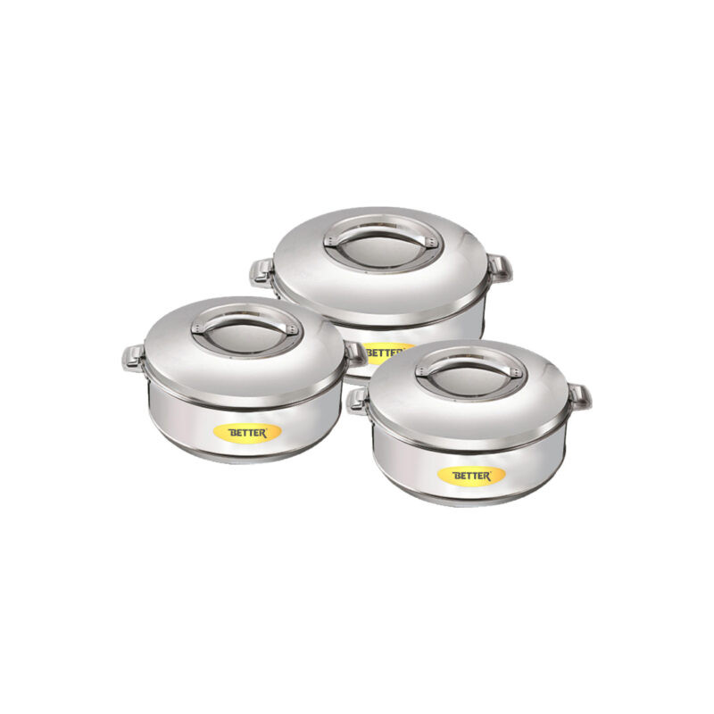 Better EVA GIFT SET (HOT CASE) 1.0/2.0/3.0L SS CASEROL / HOT CASE /LUNCH BOX Price in Nepal